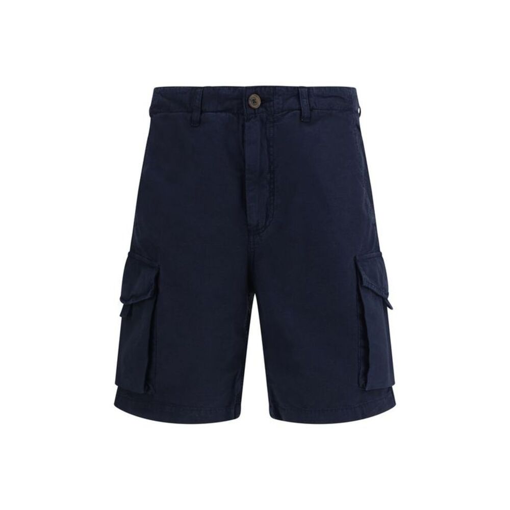 Sebago Blue Cotton Bermuda Men's Shorts